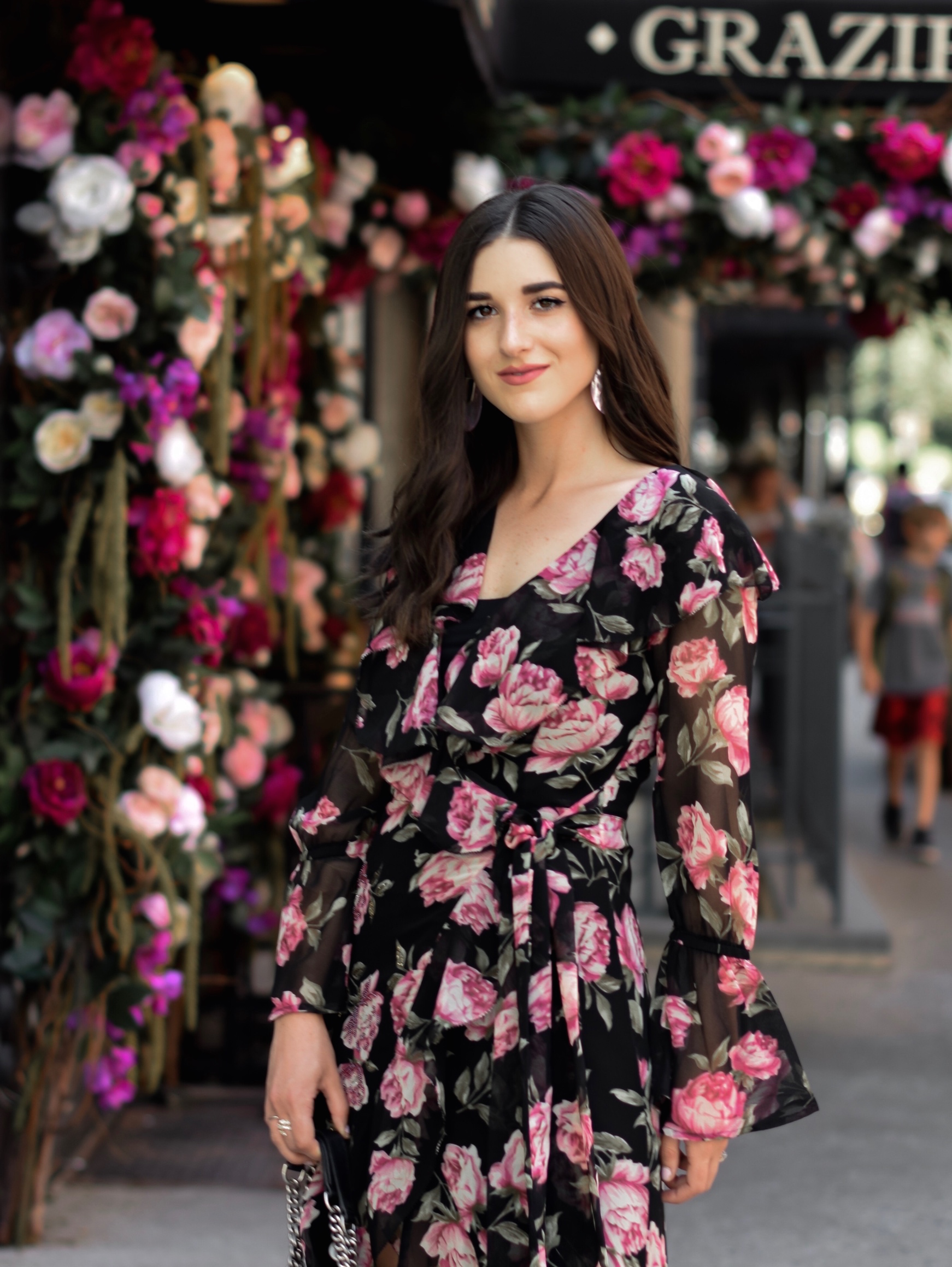 Vince camuto sales floral maxi dress